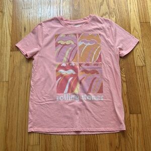 Abercrombie kids oversized Rolling Stones t shirt size 15/16